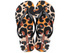 AJ134 || WHITE/BLACK/ORANGE