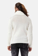 Pullover CIPO BAXX CP266 Ecru
