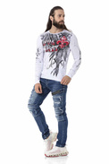 Sweatshirt CIPO BAXX CL522 White